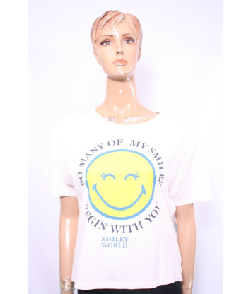 Футболка Smiley World (S/M, 135г) - MSH Секонд-Хенд