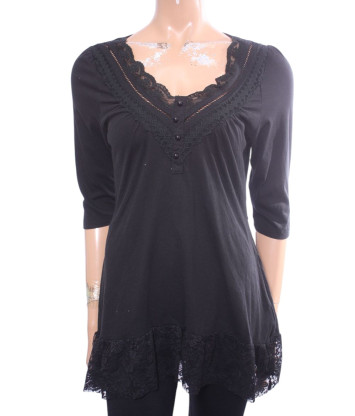 Футболка на довгий рукав Jeans (M, 180г) - Мега Секонд-Хенд