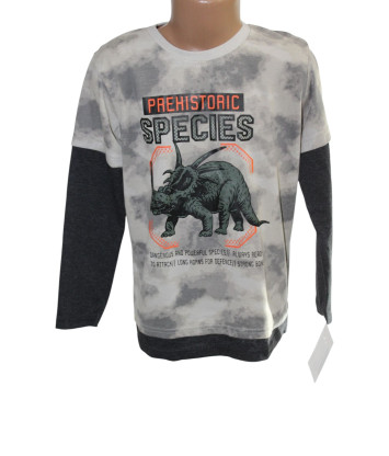 Футболка на довгий рукав Yek (7-8 Y, 120г) - Мега Секонд-Хенд